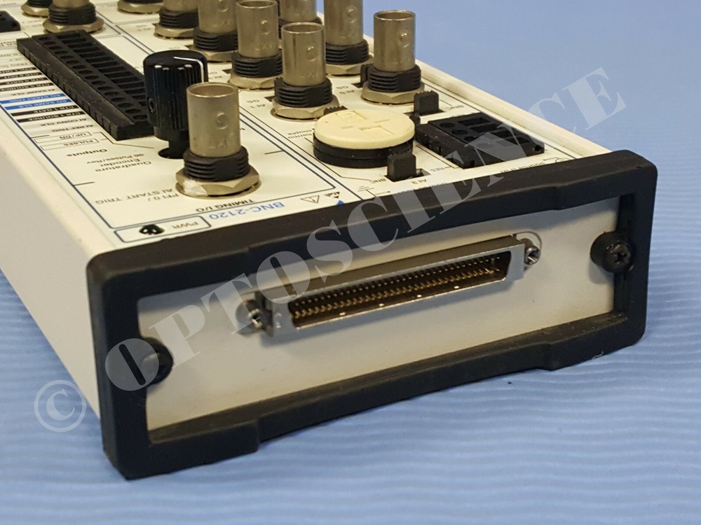 National Instruments BNC-2120 Connector Block w Function Generator, Quad Encoder