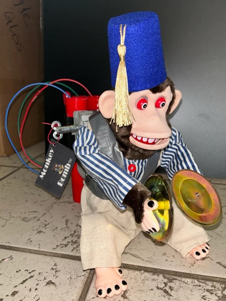 Upgrade Arcade Talking Monkey Bomb® Prop Life Size Figure