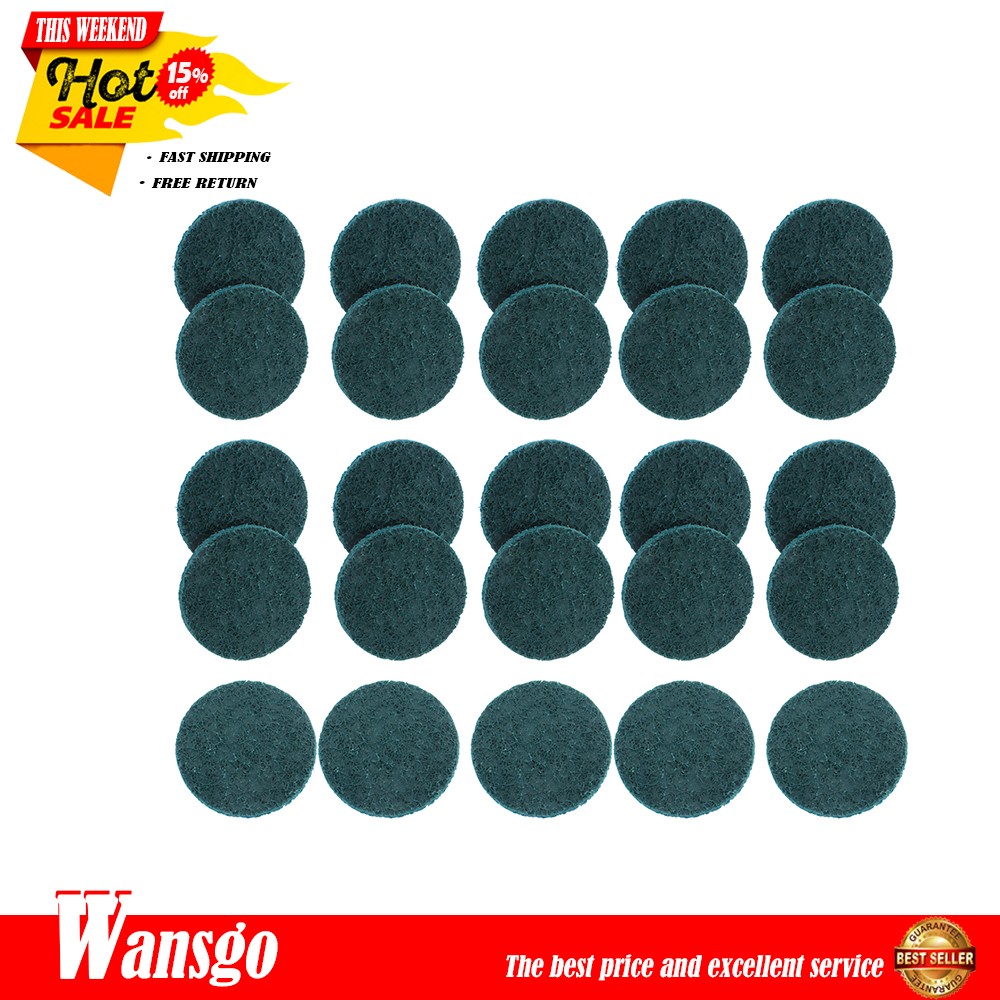 25 Pack Surface Conditioning Quick Change Discs 2" Fine Prep Pad Discs