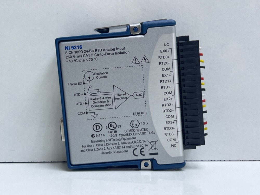 NATIONAL INSTRUMENTS NI9216 / 157270B-01L ANALOG INPUT MODULE