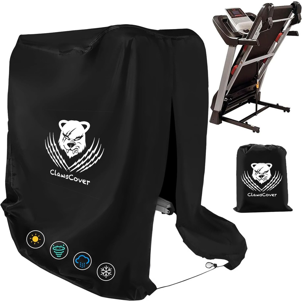 Folding Treadmill Cover Waterproof Dustproof Windproof Drawstring Air Vents