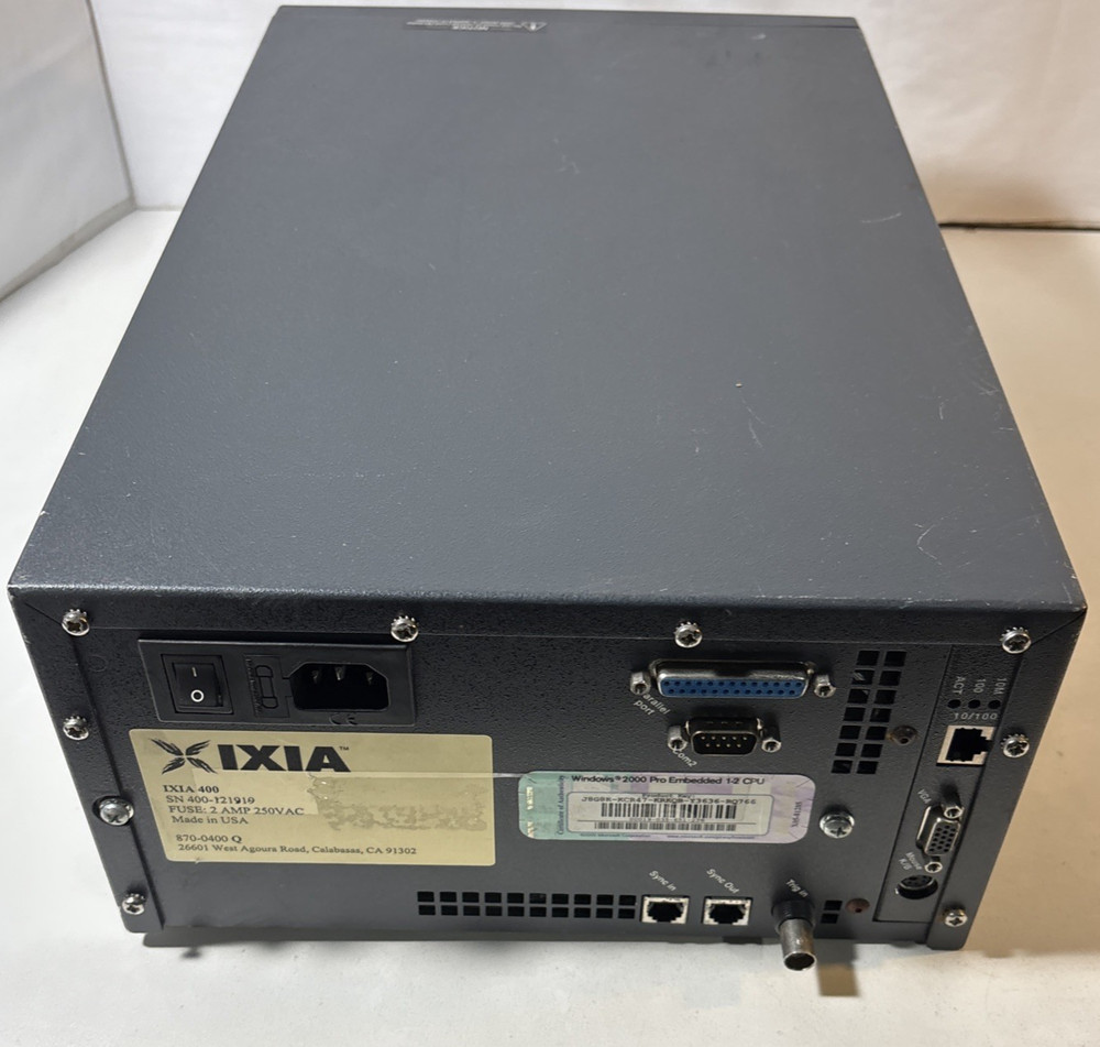 IXIA 400 Traffic Generator/Performance Analyzer Unit
