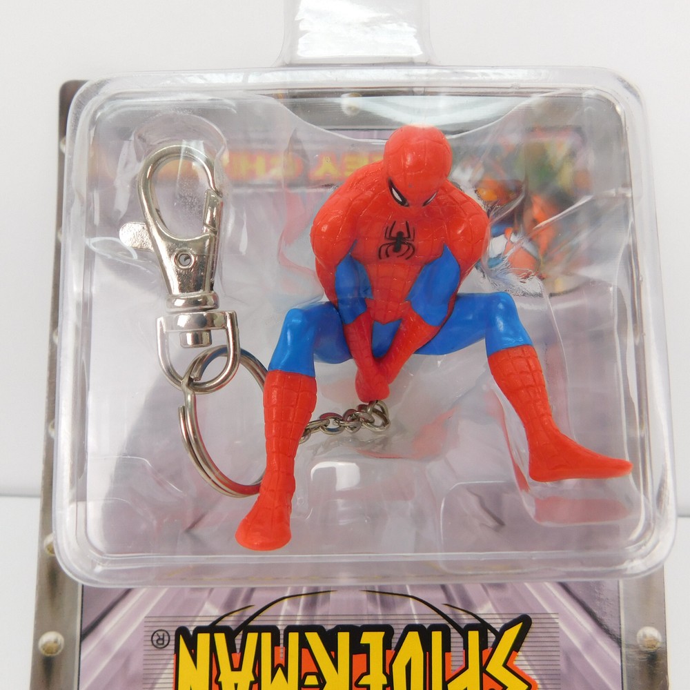 2002 Marvel Spider-Man Keychain / Keyring Web Climber Playfully yours Sealed