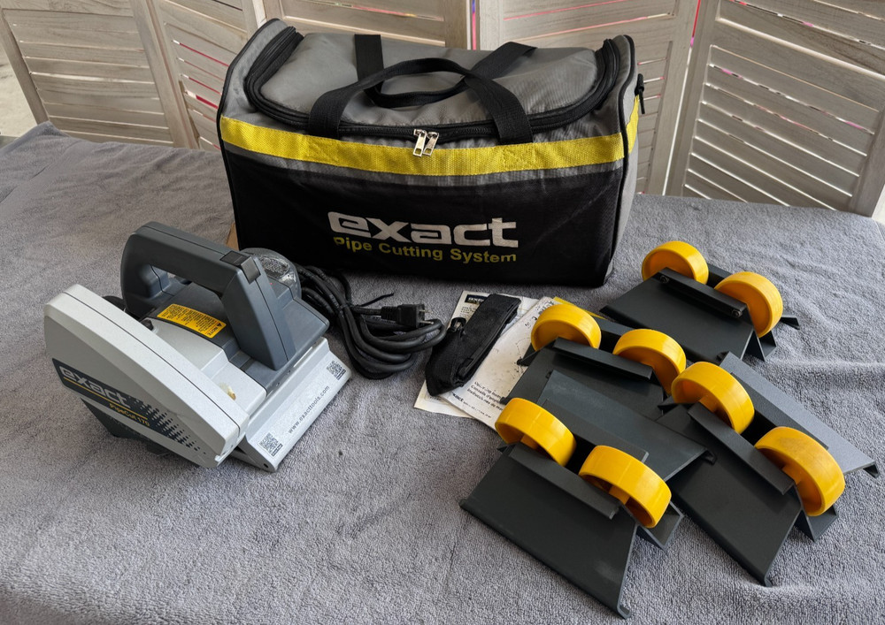 Used - Exact PipeCut 170 Pipe Cutting System with 4 Rollers