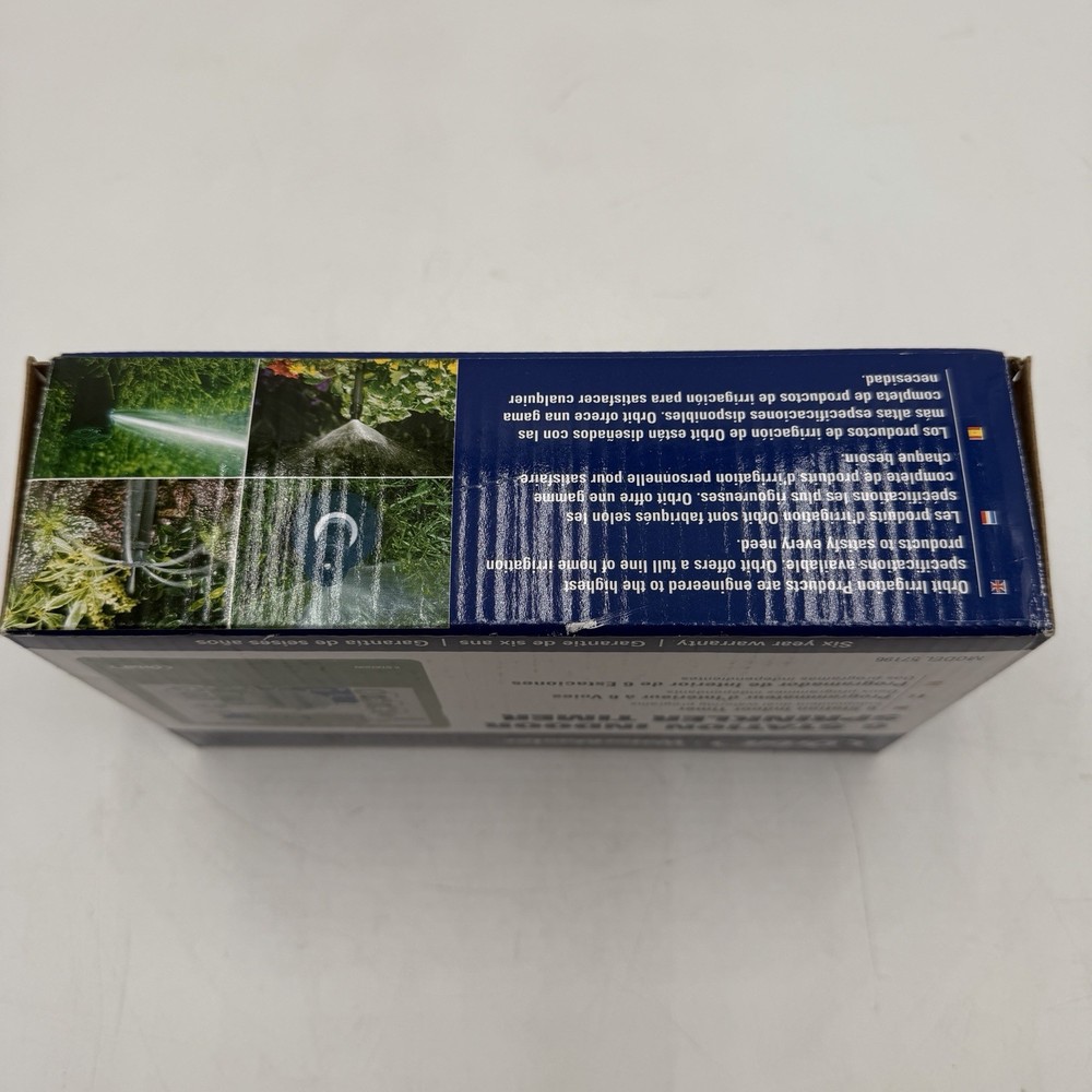 Orbit WaterMaster 6 Station Dual Program Sprinkler Timer Model 57196 - New