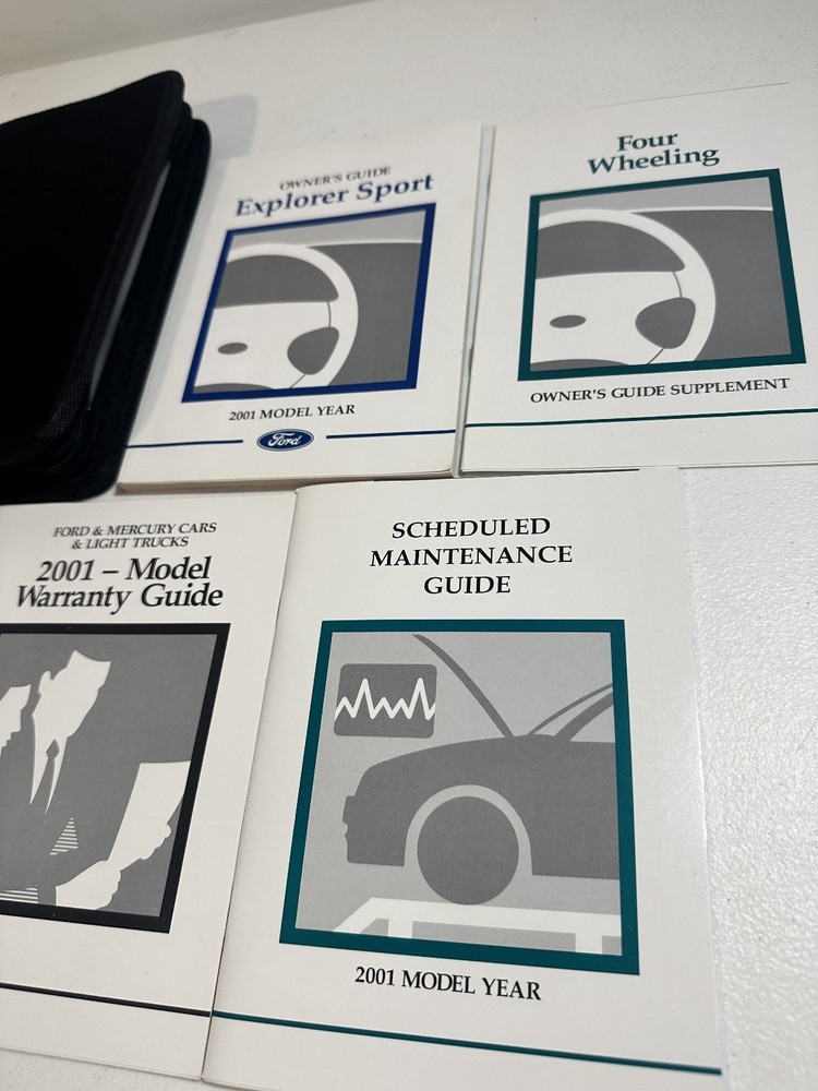 2001 Ford Explorer Sport Owner's Manual Set
