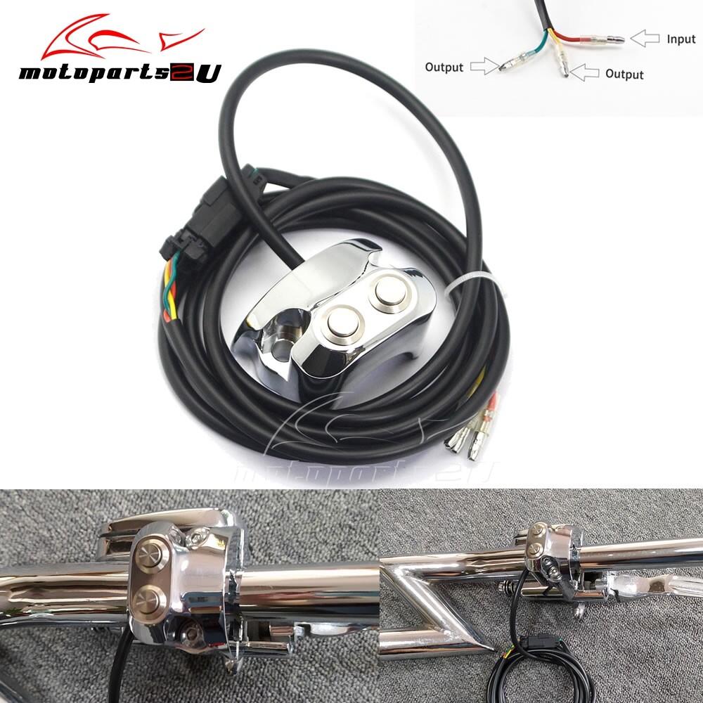 CNC Motorcycle 1'' Handlebar Switch Mount For Harley Air Ride Switch Controller