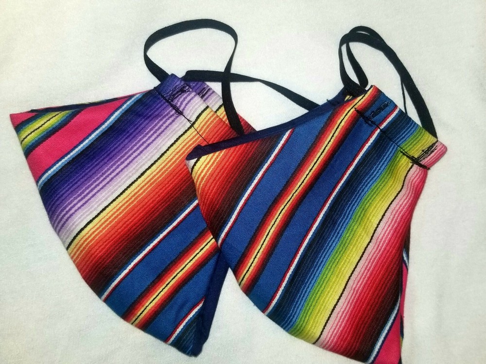 2 Pack Serape Print Handmade Face Masks