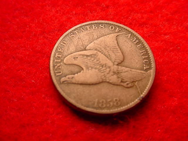 1858 FLYING EAGLE CENT NICE CENT!!   #305