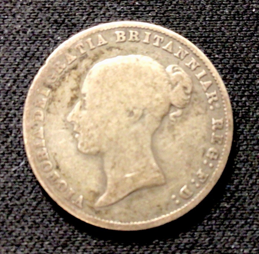1860 British Silver! 6 Pence! ENN Coins