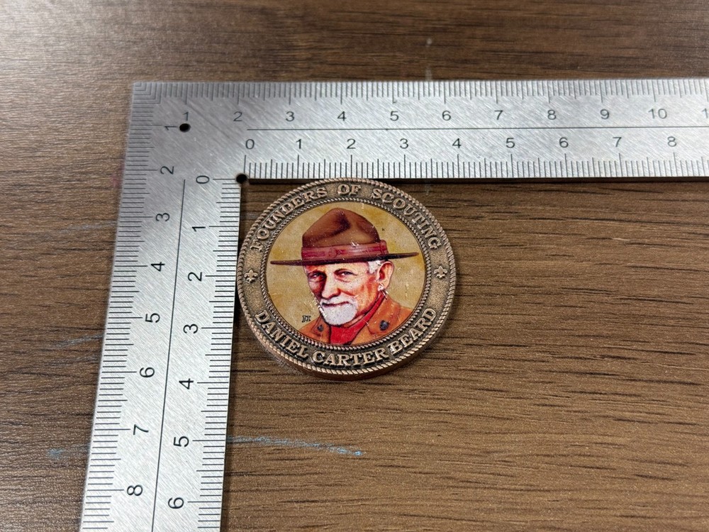 Daniel Carter Beard Scouting Founder Commissioner Challenge Coin M#4