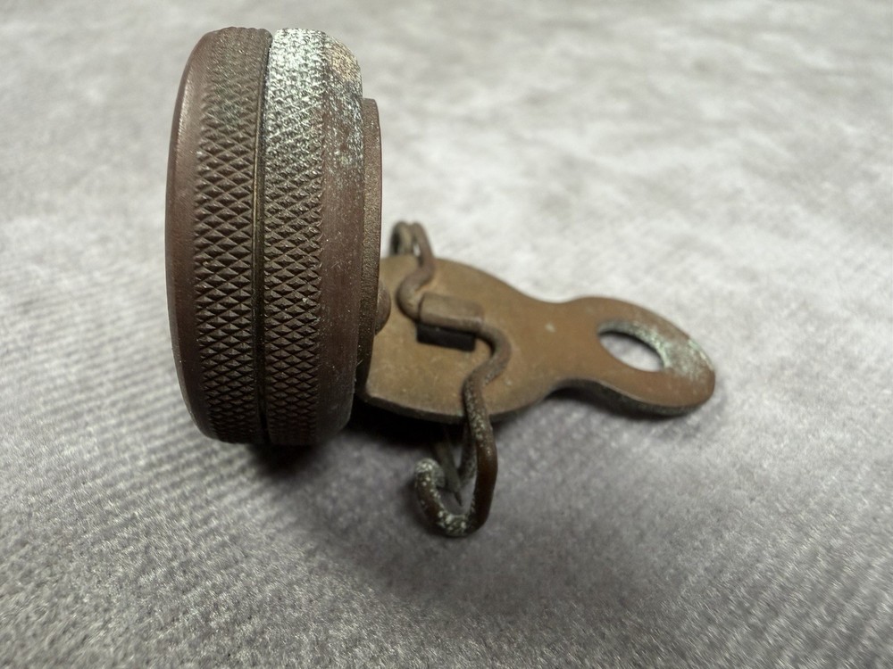 Vintage Marbles Gladstone Mich. Black Face Brass Pin Compass 🧭