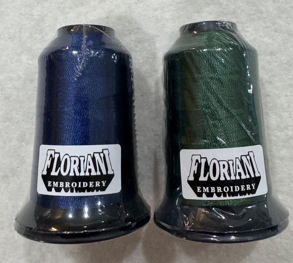 Floriani Embroidery Thread 10 New Spools of Poly Multiple Colors