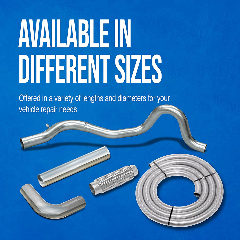 Exhaust 36322 Universal Exhaust Flex Pipe 2" Inlet (Inside) 2" Outlet (Inside)