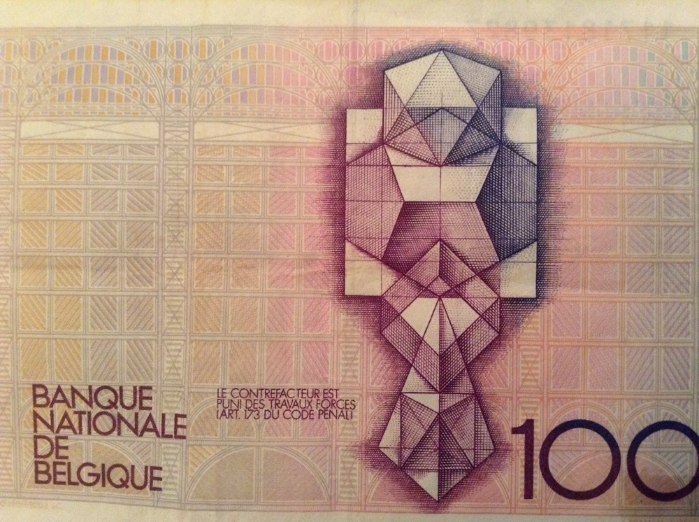 Belgium Banknote. 100 Francs. Dated 1982-94