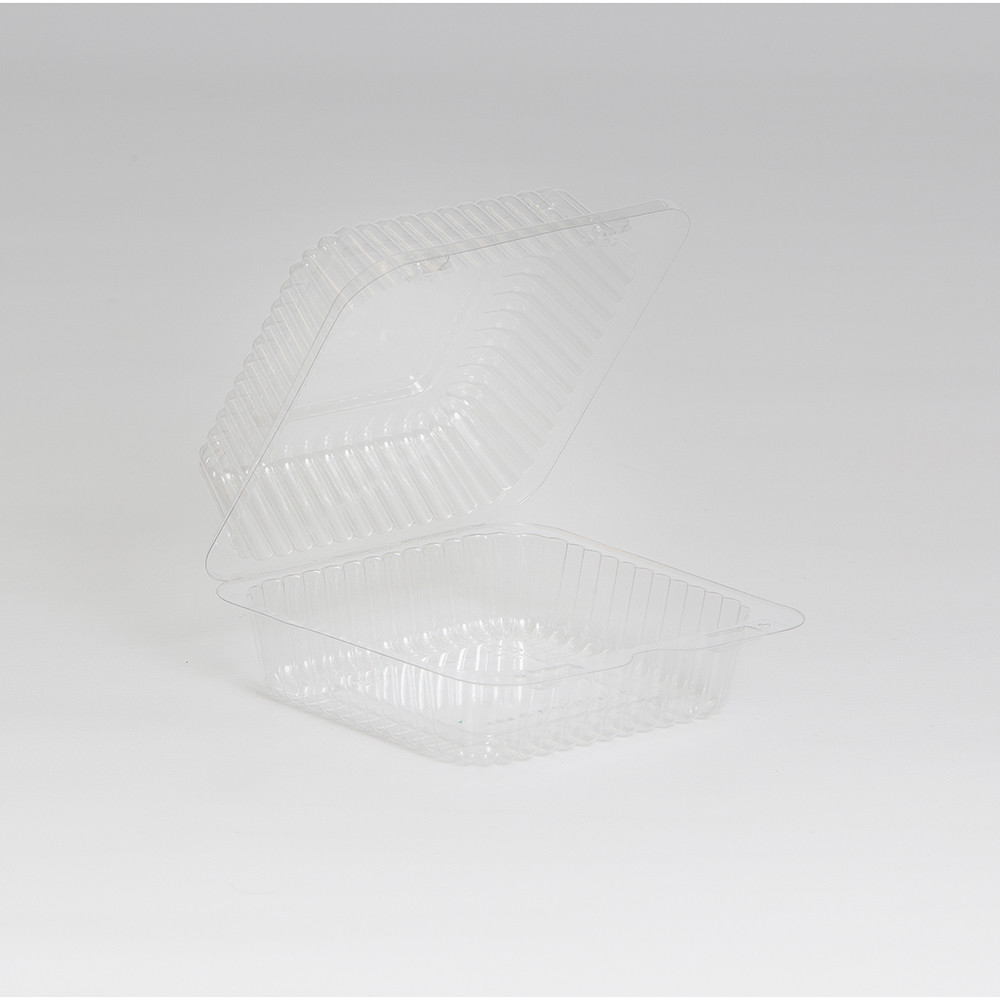 Inline Plastics SureLock PET Square Food Container Clear, 27.7 oz. | 500/Case