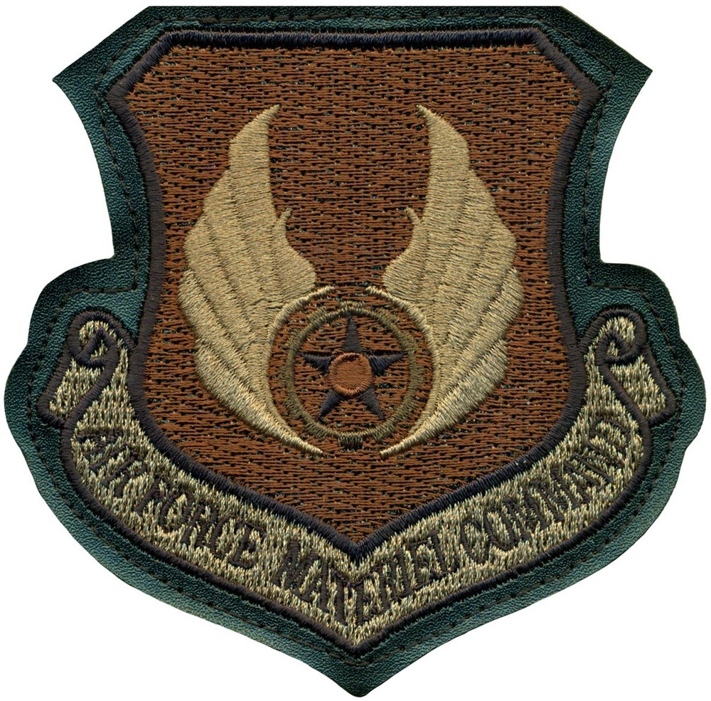 USAF MATERIAL COMMAND ON LEATHER PATCH - OCP