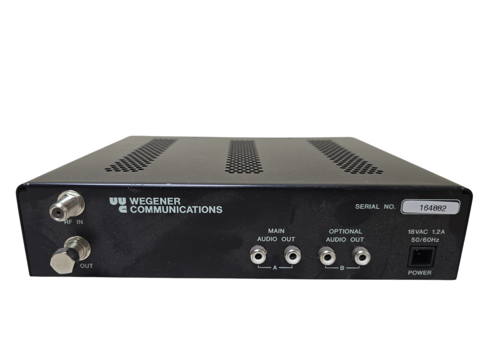 Wegener Unity201 Digital/Audio Broadcast Receiver Tested