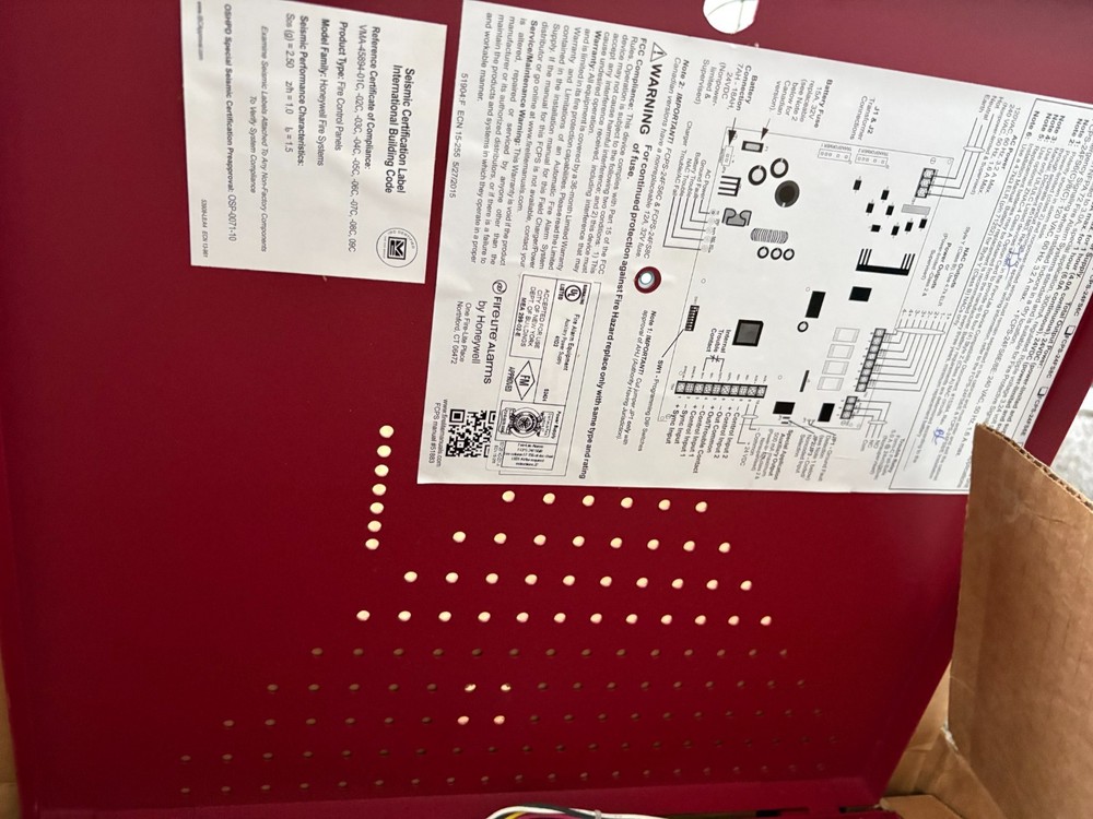 Fire-Lite FCPS-24FS6 Fire Alarm Control Panel Power Supply