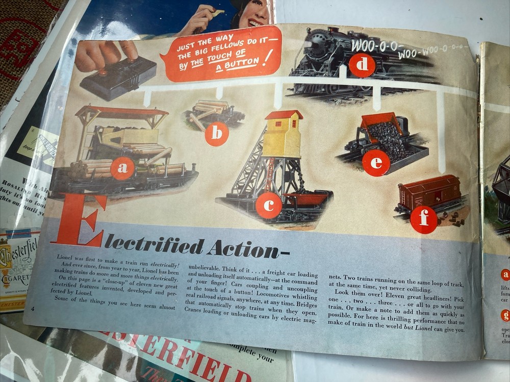 1940 Lionel Trains Model Railroad Train Catalog (MISSING COVER)