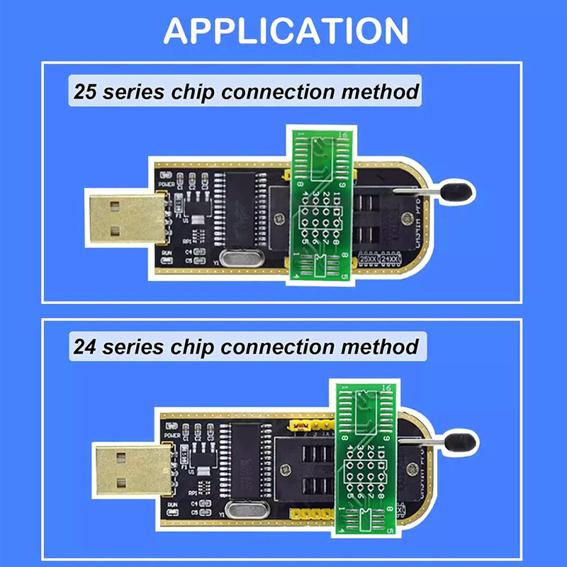 CH341A USB Programmer SOP8 Compatible with for EEPROM Programmer 24 25 Series