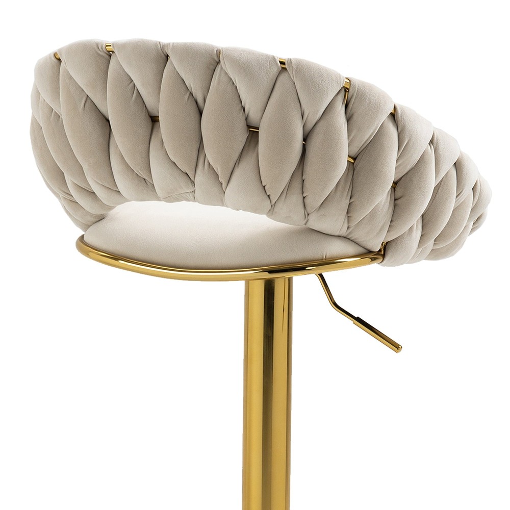 2PC COOLMORE Swivel Bar Stools: Adjustable, Footrest, Kitchen & Dining