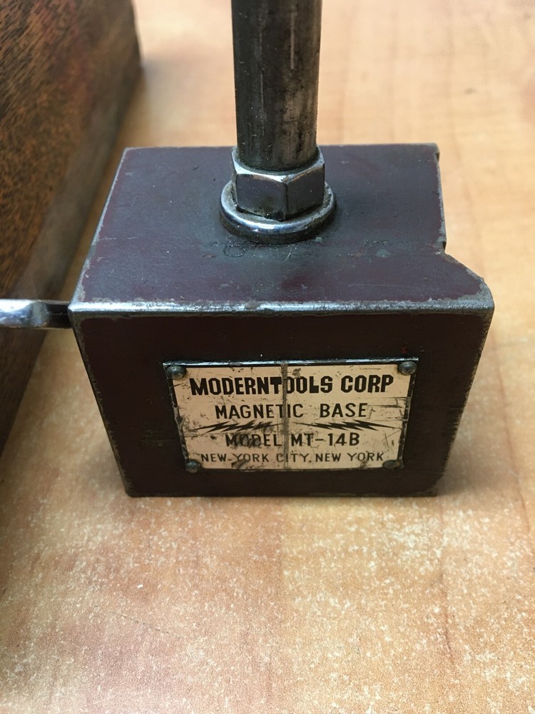 Modern Tools Corp Magnetic Base Indicator Holder MT-14B USA