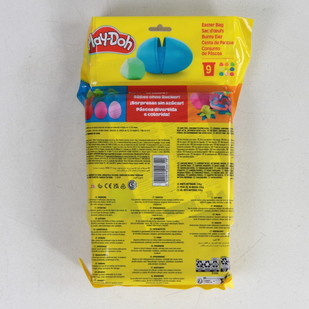 Play-Doh Easter Eggs Bag 9-Pack 9 Colors, Multiple Packs Available