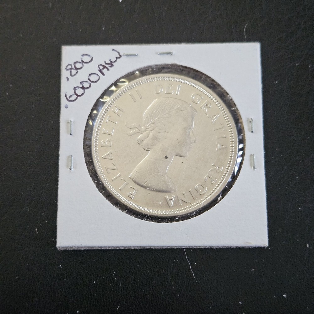 1964 Canada Silver Dollar. 80%. Elizabeth II. CANAK