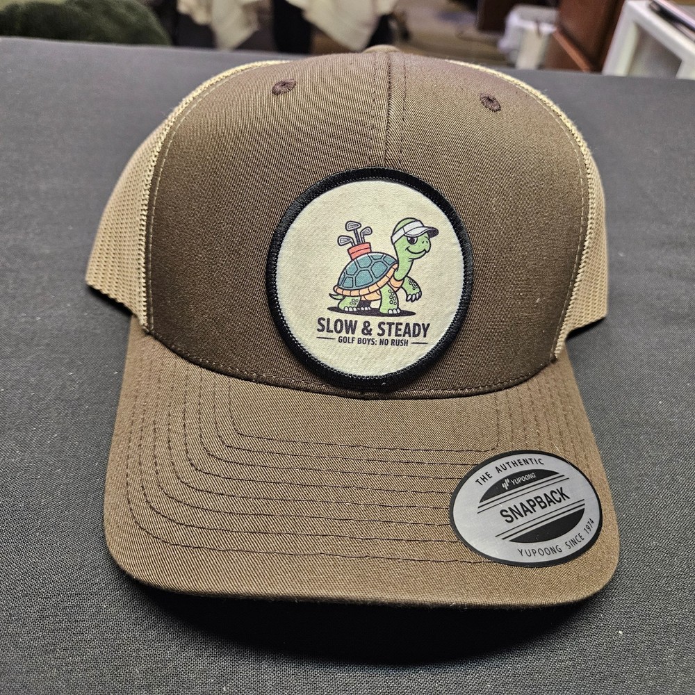 golf boys adjustable hat slow & steady