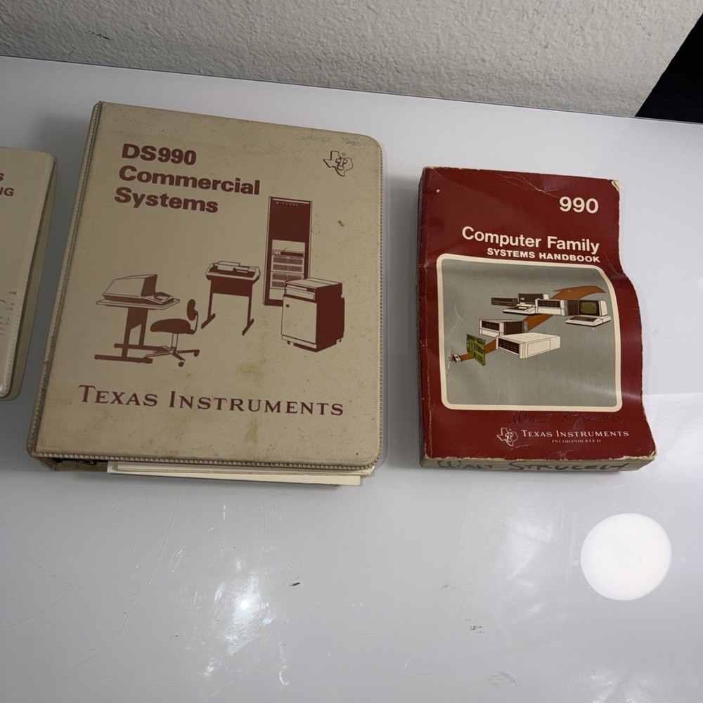 Texas Instruments 990 Handbook & Guide Vintage