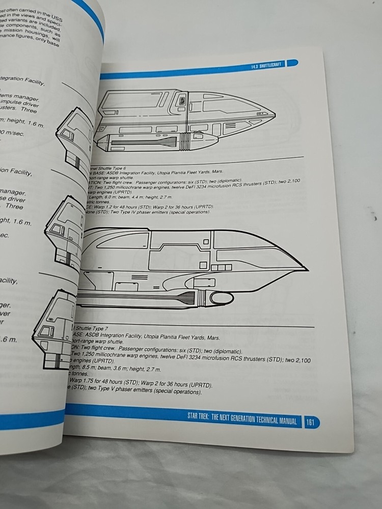 Star Trek The Next Generation Technical Manual Book