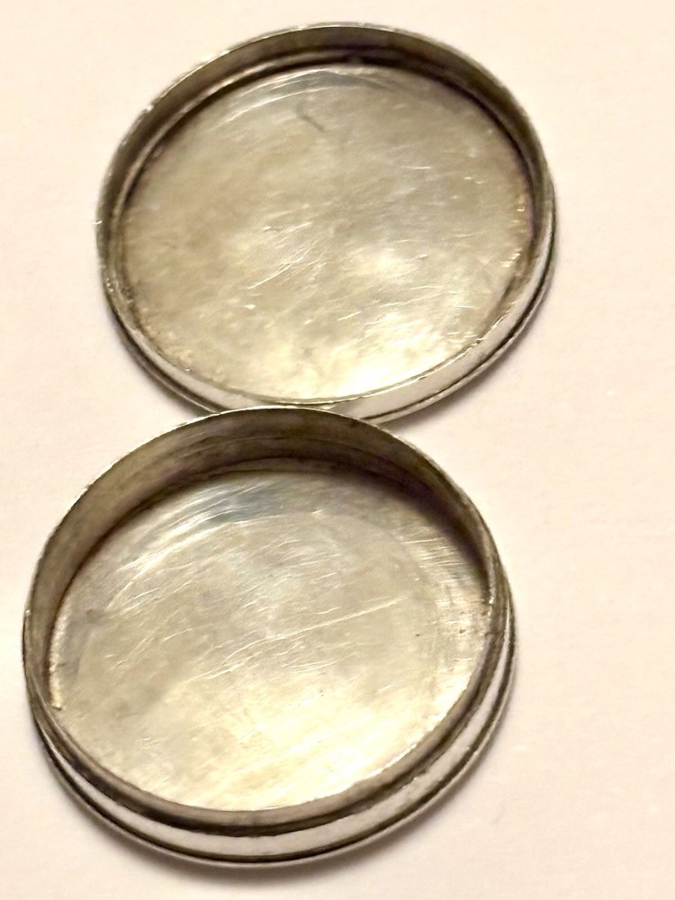 Antique George III Sterling Silver Patch Pill Box c1790’s
