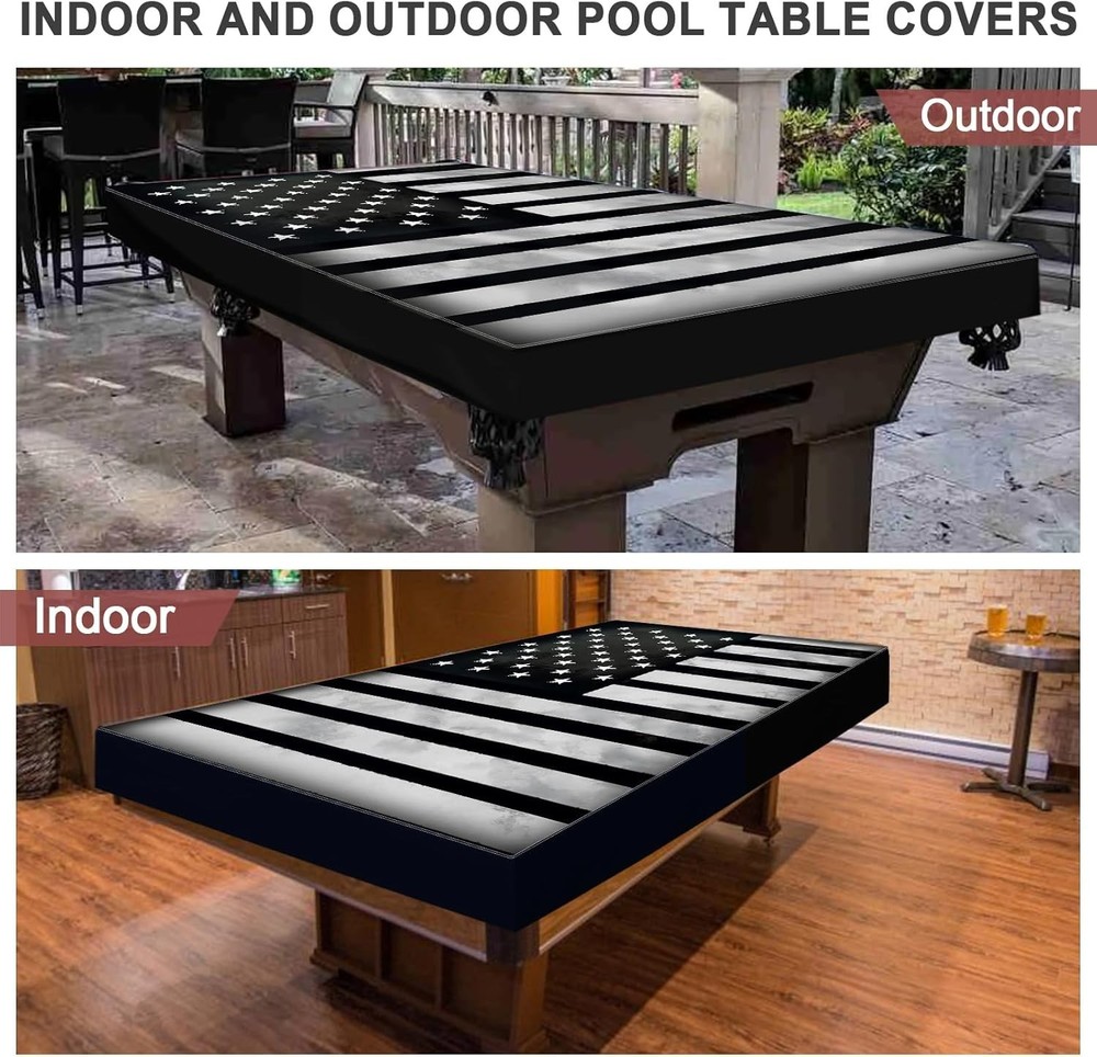 Pool Table Cover 8ft,Billiard Table Covers Waterproof Custom Tablecloth Dust ...