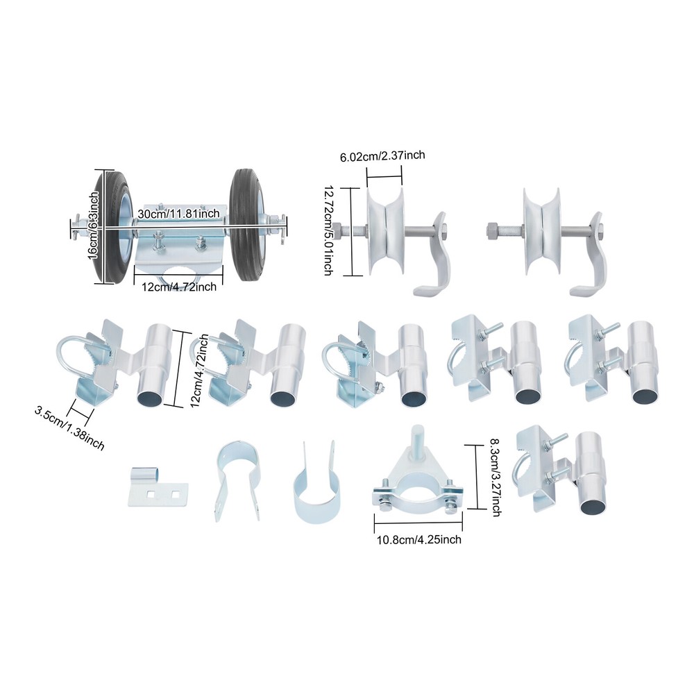 Heavy Duty Rolling Gate Hardware Kit for Sliding Gates