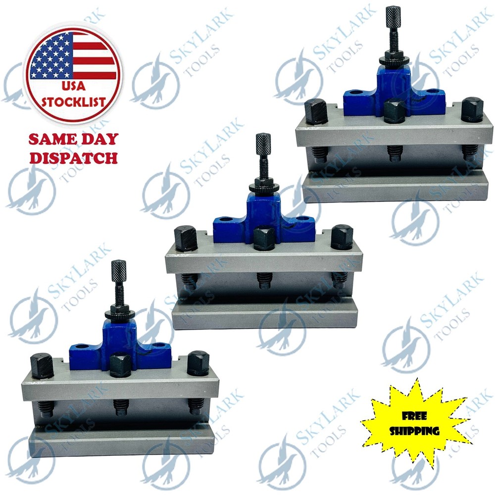 3PC Turning Tool Holder AD2090 for A1 Multifix type Quick Change Lathe Tool Post