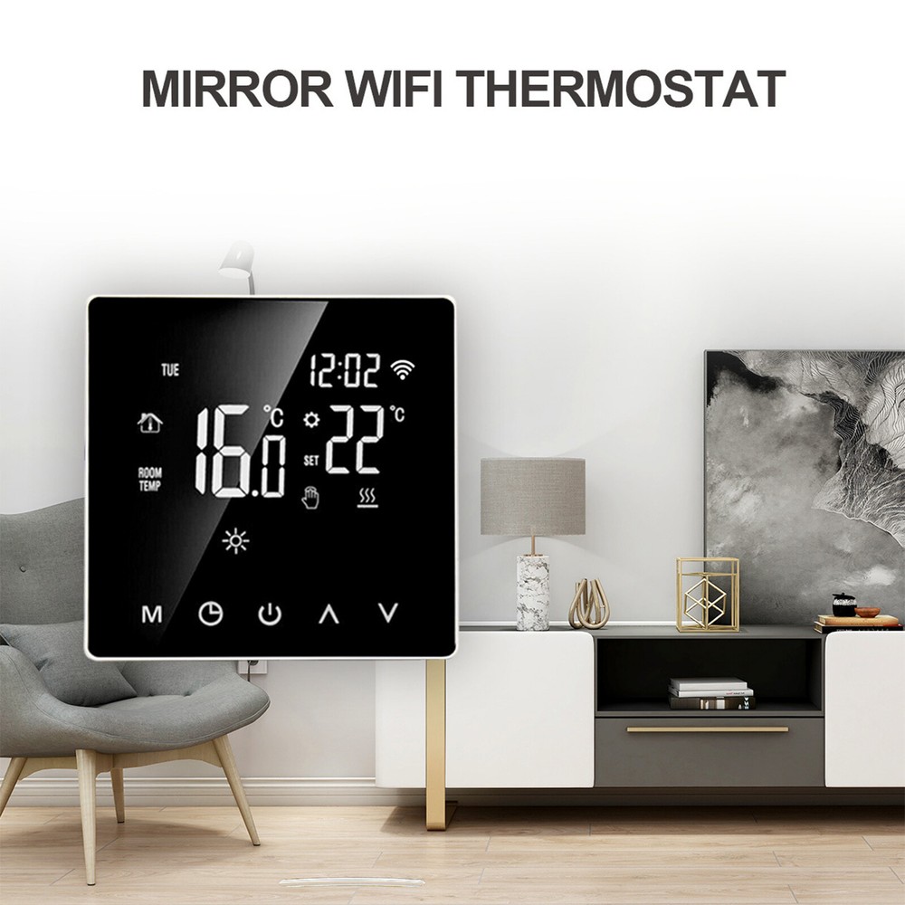 App Control Digital Smart Thermostat Programmable wifi Wireless Home Room Sensor