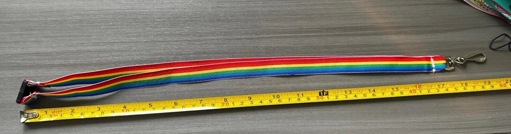 Rainbow Pride! 18” Ribbon Lanyard