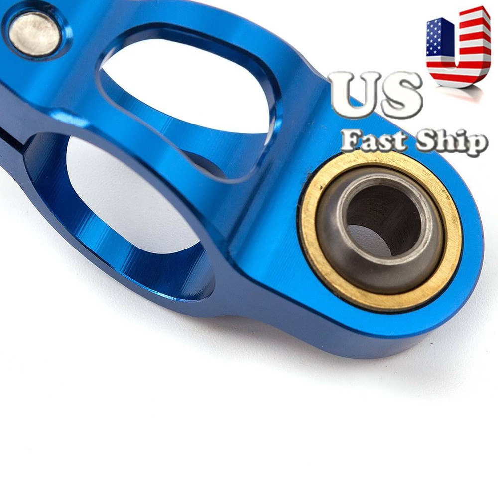 Motorcycle Steering Damper Linear Stabilizer Universal Safety Control Blue 1xpcs