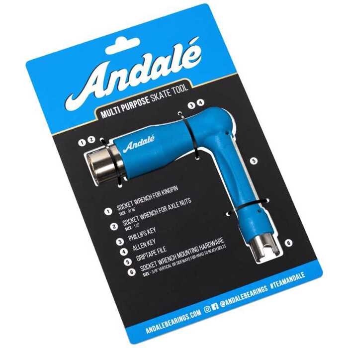 ANDALE Multi Purpose Skate Tool Blue