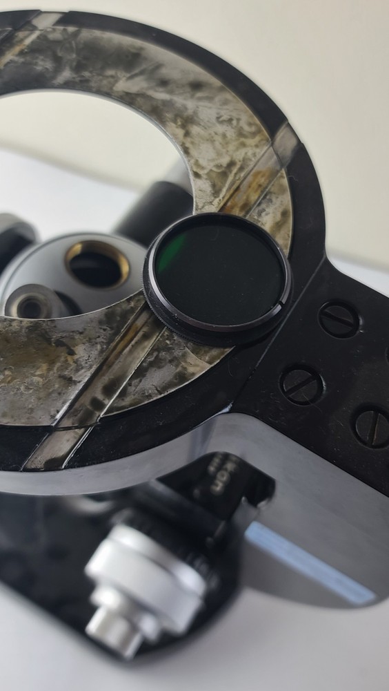 Vintage Black Nikon Microscope Frame ~ Parts