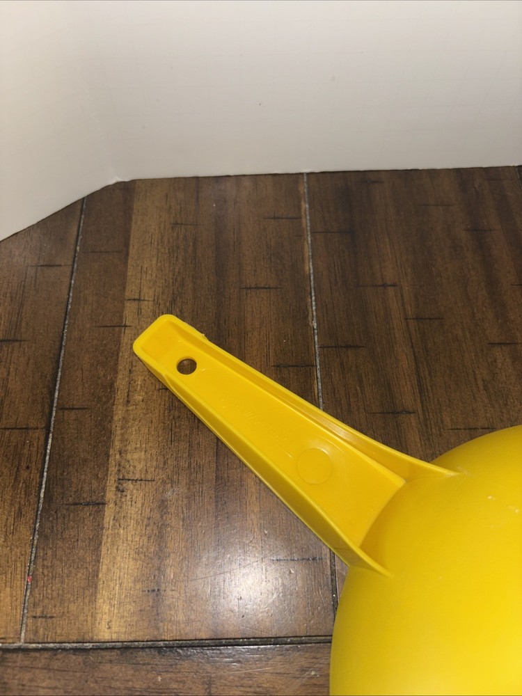 Vintage Tupperware Small Bright Yellow Colander Strainer 1 quart Small