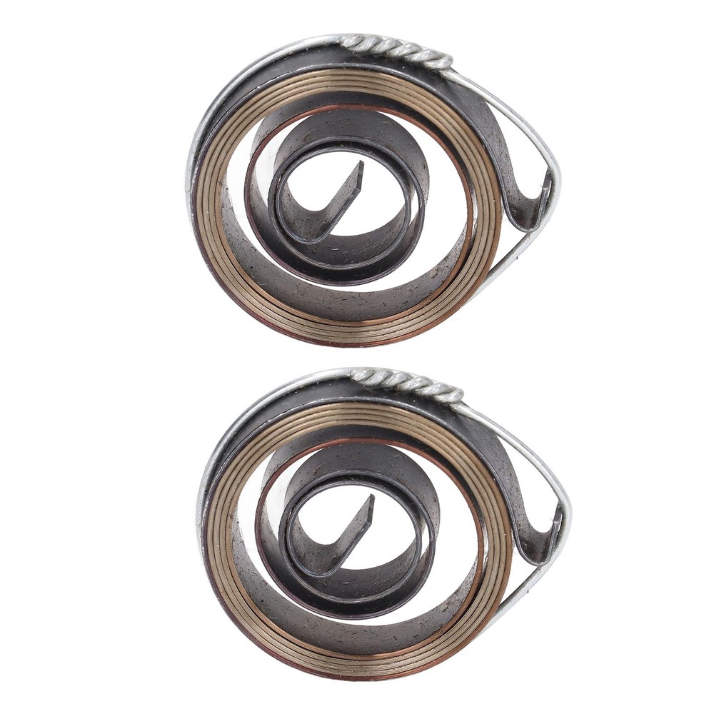 2Pcs Drill Press Spring Quill Feed Return Coil 8mm Width 35mm Outer Diameter