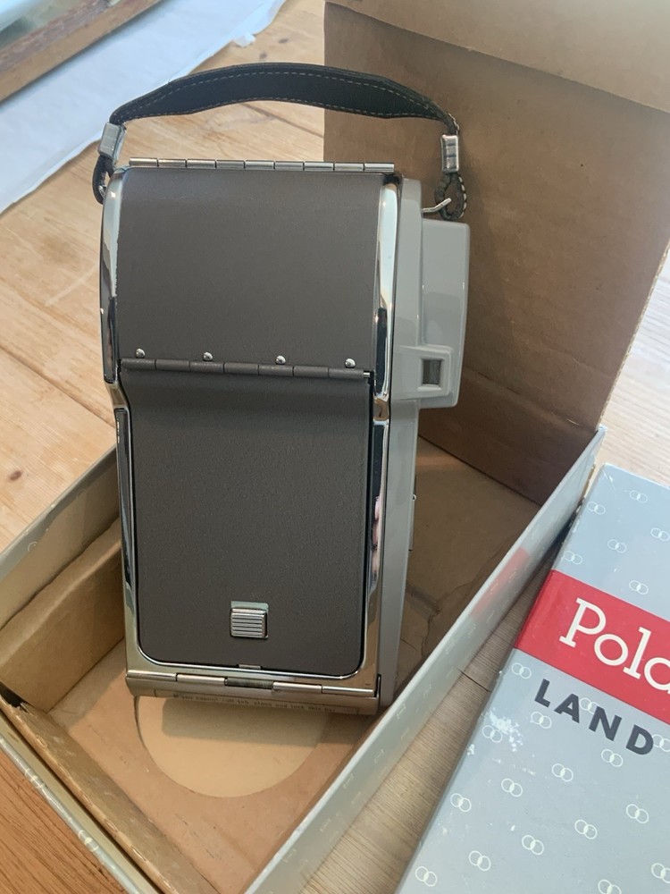 Vintage Polaroid Model 80 Highlander Original Box Manual Untested