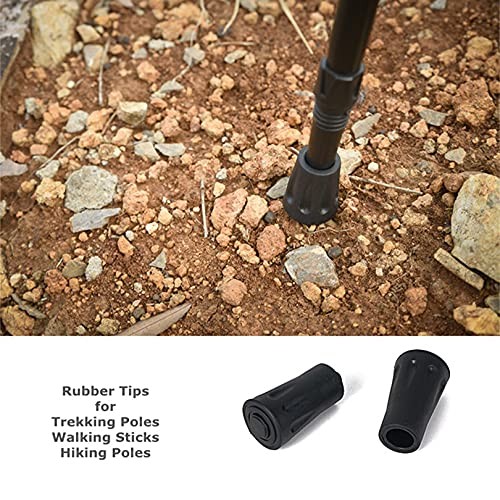 Walking Stick Tips Rubber 4 Pack Trekking Pole Tips_4pcs