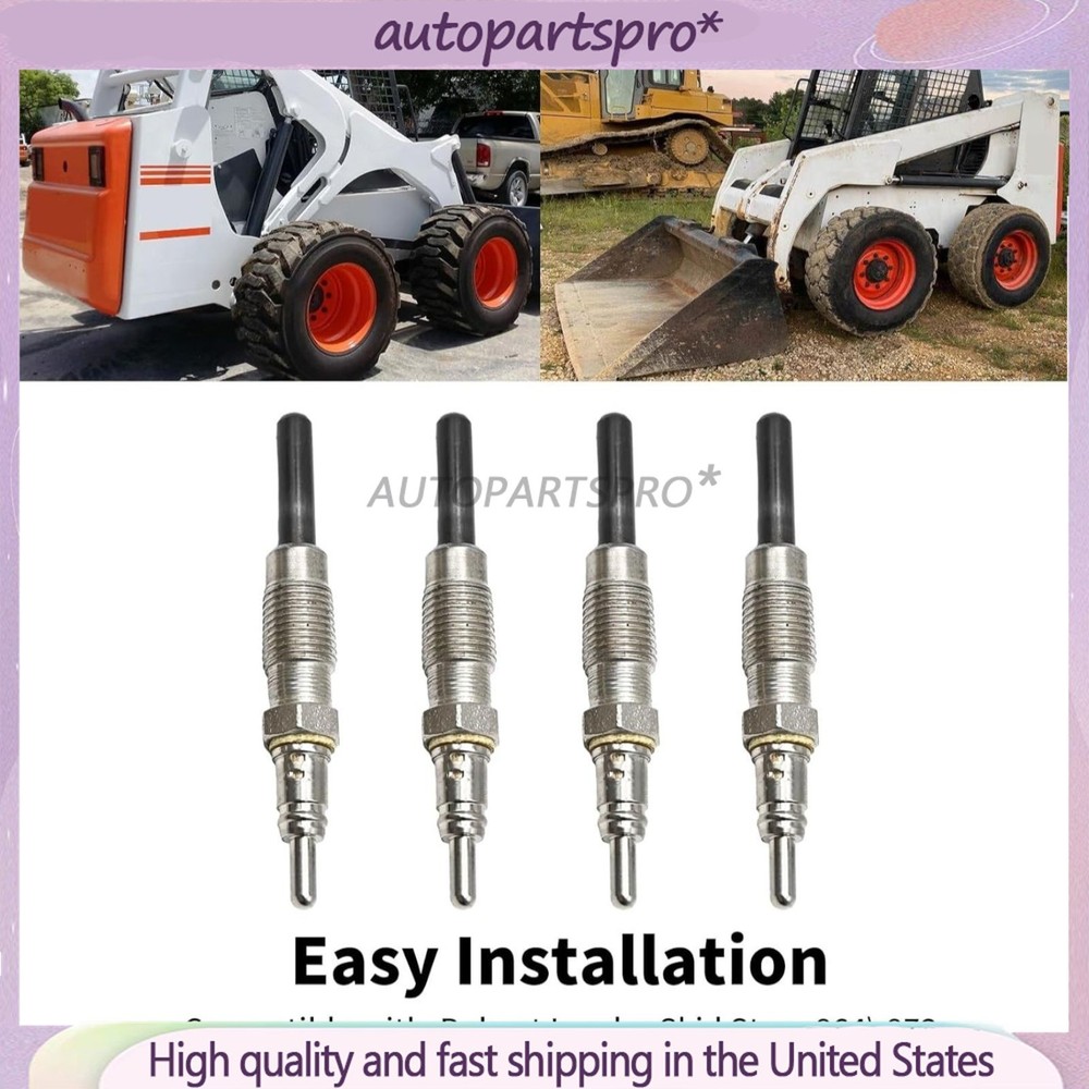 4 Pcs 01180400 6670989 Glow Plug Replacement for Deutz Engine 2011 1011, Replace