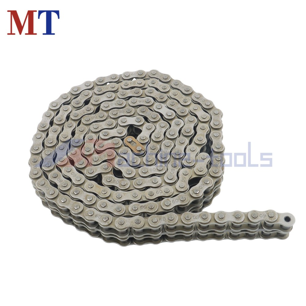 #60-2 Roller Chain Double Strand 10 Feet plus Connecting Master Link#60-2 Roller
