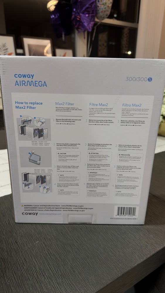 Conway Airmega 300/300S Filter Replacement