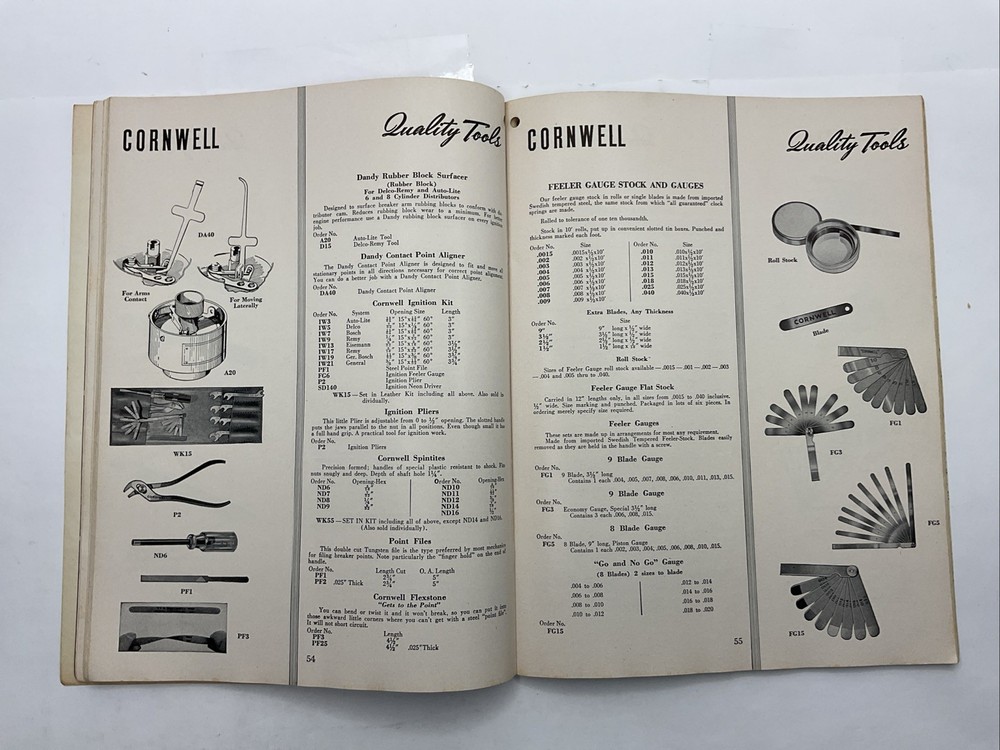 Cornwell Quality Tools 1950 Tool Catalog Number 26 120 Pages