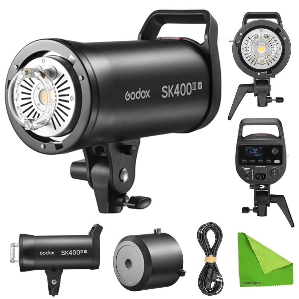 Godox SK400III-V(New Upgrade) Studio Flash Strobe 400Ws Flash with Control Panel